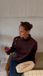 ALMA SKJORTE - BRUN