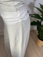 KLARA BUKSER MED CHIFFONBÆLTE - GRÅ